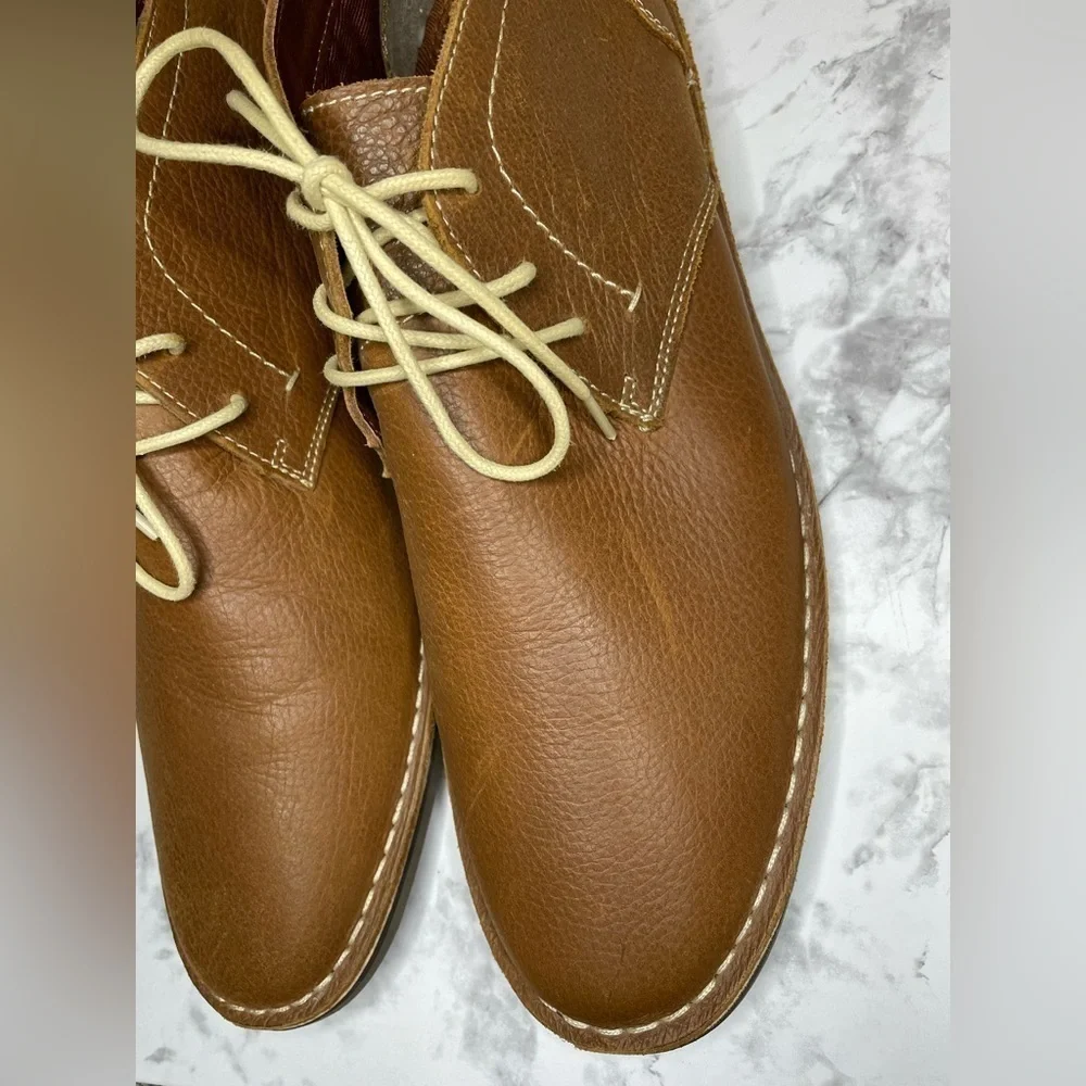Kenneth Cole Reaction “Desert Wind” Leather Chukka Boots | Men’s 13 | Tan Brown